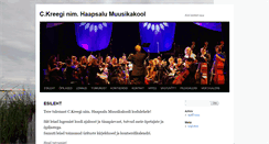 Desktop Screenshot of hmk.edu.ee