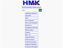Tablet Screenshot of hmk.nl